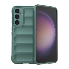 Samsung S23 FE Gigapack szilikon telefonvédő ütésállóság, 3D, SÖTÉTZÖLD