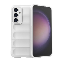 Samsung S23 FE Gigapack szilikon telefonvédő ütésállóság, 3D, FEHÉR Samsung S23 FE Gigapack szilikon telefonvédő ütésállóság, 3D, FEHÉR