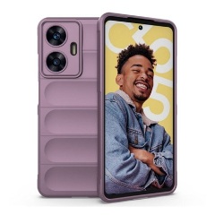 Realme C55 Gigapack szilikon telefonvédő ütésállóság, 3D, LILA