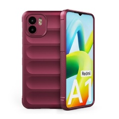 Redmi A2 Gigapack Szilikon telefonvédő ütésállóság, 3D, BORDÓ