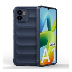 Redmi A2 Gigapack Szilikon telefonvédő ütésállóság, 3D, SÖTÉTKÉK