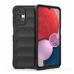 Samsung A13 4G Gigapack szilikon telefonvédő ütésállóság, 3D, FEKETE