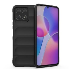 Honor X8 4G Gigapack szilikon telefonvédő ütésállóság, 3D, FEKETE