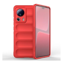 Xiaomi 13 Lite Gigapack szilikon telefonvédő ütésállóság, 3D, PIROS