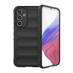 Samsung A54 5G Gigapack szilikon telefonvédő ütésállóság, 3D, FEKETE