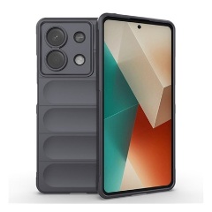 Redmi Note 13 5G Gigapack Szilikon telefonvédő ütésállóság, 3D, SÖTÉTSZÜRKE