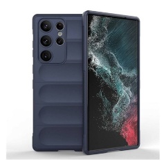 Samsung S23 Ultra Gigapack szilikon telefonvédő ütésállóság, 3D, SÖTÉTKÉK Samsung S23 Ultra Gigapack szilikon telefonvédő ütésállóság, 3D, SÖTÉTKÉK