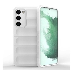 Samsung S23 Plus Gigapack szilikon telefonvédő ütésállóság, 3D, FEHÉR Samsung S23 Plus Gigapack szilikon telefonvédő ütésállóság, 3D, FEHÉR
