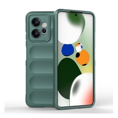 Redmi Note 12 4G Gigapack Szilikon telefonvédő ütésállóság, 3D, SÖTÉTZÖLD