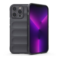 iPhone 14 Pro Gigapack szilikon telefonvédő ütésállóság, 3D, SÖTÉTSZÜRKE