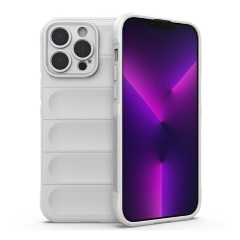 iPhone 14 Pro Gigapack szilikon telefonvédő ütésállóság, 3D, FEHÉR