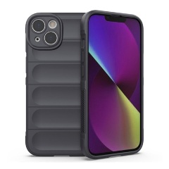 iPhone 14 Plus Gigapack szilikon telefonvédő ütésállóság, 3D, SÖTÉTSZÜRKE