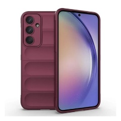 Samsung A55 5G Gigapack Szilikon telefonvédő ütésállóság, 3D, BORDÓ Samsung A55 5G Gigapack Szilikon telefonvédő ütésállóság, 3D, BORDÓ