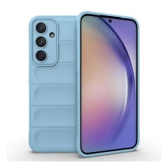 Samsung A55 5G Gigapack Szilikon telefonvédő ütésállóság, 3D, VILÁGOSKÉK