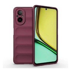 Realme C67 4G Gigapack Szilikon telefonvédő ütésállóság, 3D, BORDÓ Realme C67 4G Gigapack Szilikon telefonvédő ütésállóság, 3D, BORDÓ