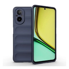 Realme C67 4G Gigapack Szilikon telefonvédő ütésállóság, 3D, SÖTÉTKÉK Realme C67 4G Gigapack Szilikon telefonvédő ütésállóság, 3D, SÖTÉTKÉK