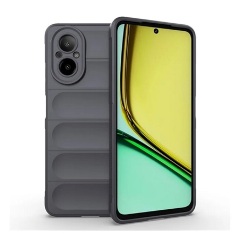 Realme C67 4G Gigapack Szilikon telefonvédő ütésállóság, 3D, SÖTÉTSZÜRKE Realme C67 4G Gigapack Szilikon telefonvédő ütésállóság, 3D, SÖTÉTSZÜRKE