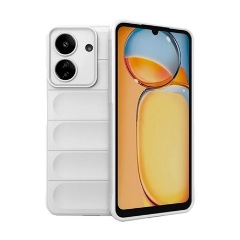 Xiaomi Poco C65 4G Gigapack Szilikon telefonvédő ütésállóság, 3D, FEHÉR