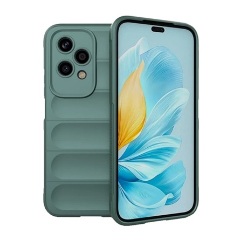 Honor 200 Lite 5G Gigapack Szilikon telefonvédő ütésállóság, 3D, SÖTÉTZÖLD