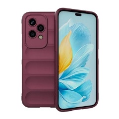 Honor 200 Lite 5G Gigapack Szilikon telefonvédő ütésállóság, 3D, BORDÓ