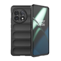 OnePlus 11 5G Gigapack szilikon telefonvédő ütésállóság, 3D, FEKETE OnePlus 11 5G Gigapack szilikon telefonvédő ütésállóság, 3D, FEKETE
