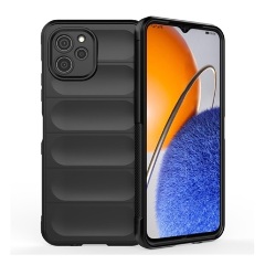 Huawei Nova Y61 Gigapack szilikon telefonvédő ütésállóság, 3D, FEKETE