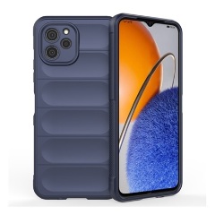 Huawei Nova Y61 Gigapack szilikon telefonvédő ütésállóság, 3D, SÖTÉTKÉK