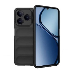 Realme C61 4G Gigapack Szilikon telefonvédő ütésállóság, 3D, FEKETE