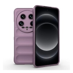 Xiaomi 14 Ultra 5G Gigapack Szilikon telefonvédő ütésállóság, 3D, LILA