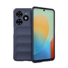 Tecno Spark Go 2024 4G Gigapack Szilikon telefonvédő ütésállóság, 3D, SÖTÉTKÉK