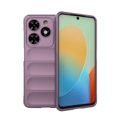 Tecno Spark Go 2024 4G Gigapack Szilikon telefonvédő ütésállóság, 3D, LILA