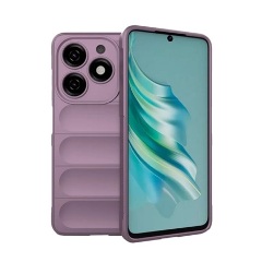 Tecno Spark 20 4G Gigapack Szilikon telefonvédő ütésállóság, 3D, LILA