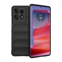 Motorola Edge 50 Pro 5G Gigapack Szilikon telefonvédő ütésállóság, 3D, FEKETE