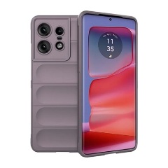 Motorola Edge 50 Pro 5G Gigapack Szilikon telefonvédő ütésállóság, 3D, LILA