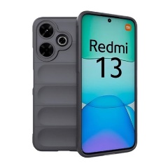 Redmi 13 4G Gigapack Szilikon telefonvédő ütésállóság, 3D, SÖTÉTSZÜRKE