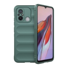 Redmi 12C Gigapack Szilikon telefonvédő ütésállóság, 3D, SÖTÉTZÖLD