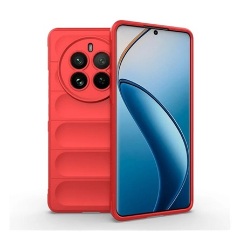 Realme 12 Pro Plus 5G Gigapack Szilikon telefonvédő ütésállóság, 3D, PIROS