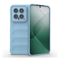 Xiaomi 14 5G Gigapack Szilikon telefonvédő ütésállóság, 3D, VILÁGOSKÉK