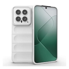 Xiaomi 14 5G Gigapack Szilikon telefonvédő ütésállóság, 3D, FEHÉR