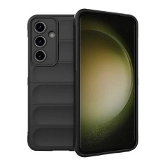 Samsung S24 FE 5G Gigapack Szilikon telefonvédő ütésállóság, 3D, FEKETE