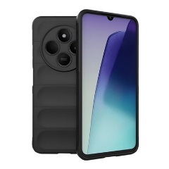 Redmi 14C 4G GIGAPACK Szilikon telefonvédő ütésállóság, 3D, FEKETE