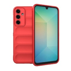 Samsung A16 4G GIGAPACK Szilikon telefonvédő ütésállóság, 3D, PIROS