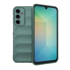 Samsung A16 4G GIGAPACK Szilikon telefonvédő ütésállóság, 3D, SÖTÉTZÖLD