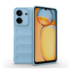 Xiaomi Poco C65 4G GIGAPACK Szilikon telefonvédő ütésállóság, 3D, VILÁGOSKÉK