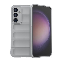Samsung S23 FE Gigapack szilikon telefonvédő ütésállóság, 3D, VILÁGOSSZÜRKE Samsung S23 FE Gigapack szilikon telefonvédő ütésállóság, 3D, VILÁGOSSZÜRKE