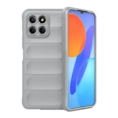 Honor 70 Lite 5G Gigapack Szilikon telefonvédő ütésállóság, 3D, VILÁGOSSZÜRKE