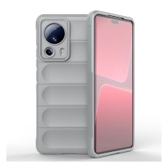 Xiaomi 13 Lite Gigapack szilikon telefonvédő ütésállóság, 3D, VILÁGOSSZÜRKE Xiaomi 13 Lite Gigapack szilikon telefonvédő ütésállóság, 3D, VILÁGOSSZÜRKE