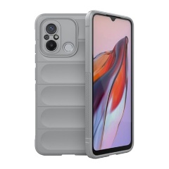 Redmi 12C Gigapack Szilikon telefonvédő ütésállóság, 3D, VILÁGOSSZÜRKE Redmi 12C Gigapack Szilikon telefonvédő ütésállóság, 3D, VILÁGOSSZÜRKE