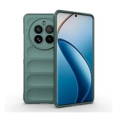 Realme 12 Pro Plus 5G Gigapack Szilikon telefonvédő ütésállóság, 3D, SÖTÉTZÖLD Realme 12 Pro Plus 5G Gigapack Szilikon telefonvédő ütésállóság, 3D, SÖTÉTZÖLD