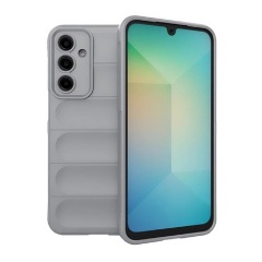 Samsung A56 5G GIGAPACK Szilikon telefonvédő ütésállóság, 3D, VILÁGOSSZÜRKE